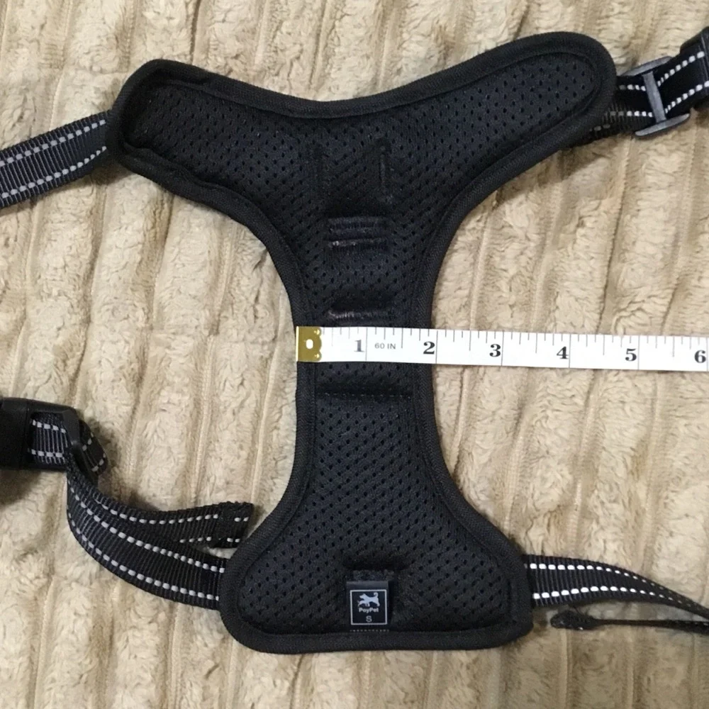 Pink & Black Reflective Dog Harness